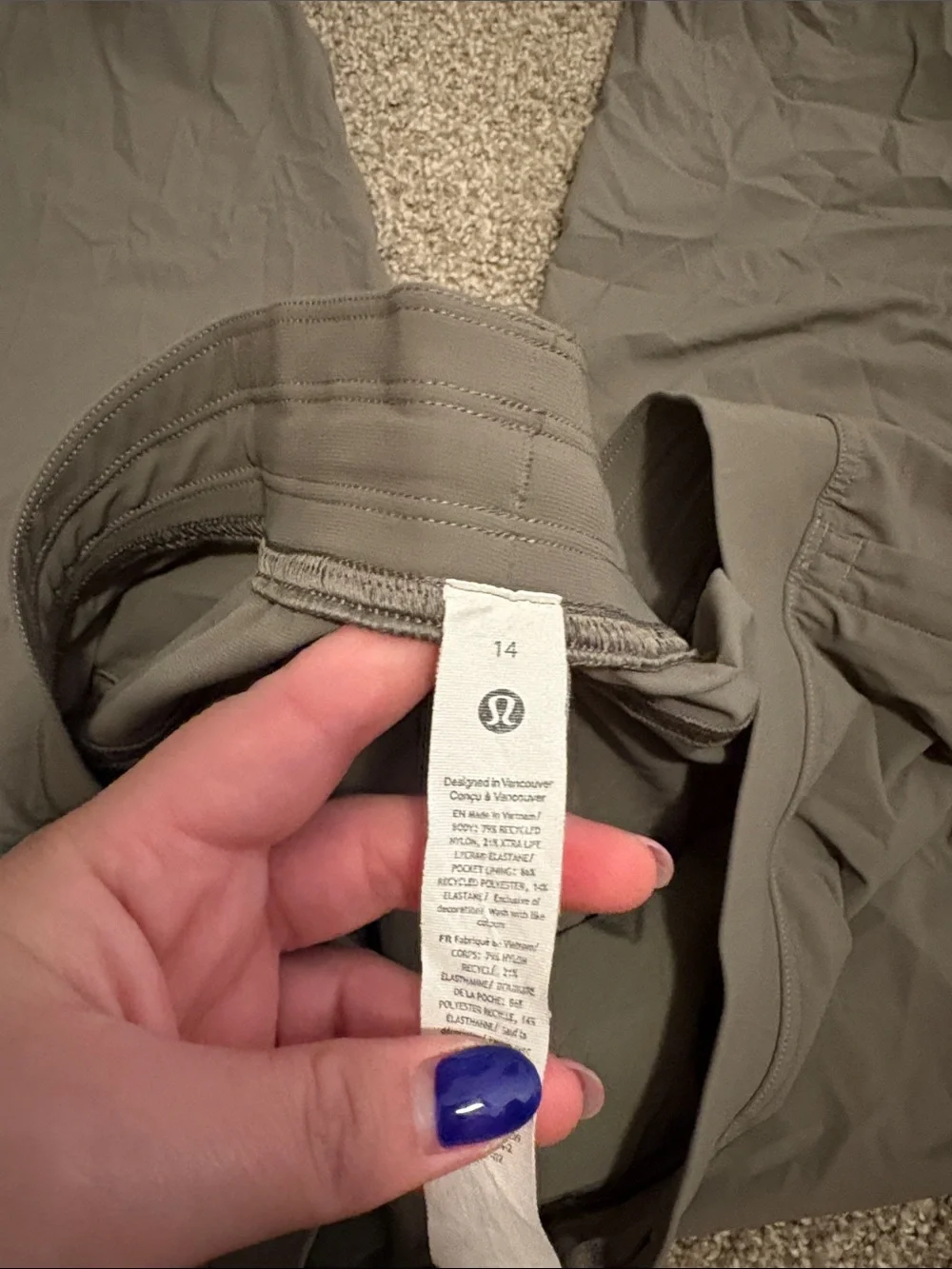 lululemon athletica Men's Jogger Pants - Taupe Gray